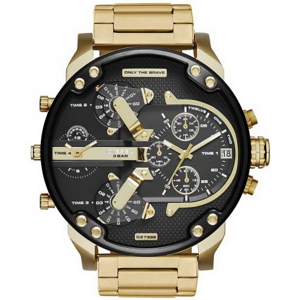 Buy Diesel Men's Watch Mr. Daddy 2.0 DZ7333 Chronograph 4 Time Zones