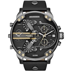 Buy Diesel Men's Watch Mr. Daddy 2.0 DZ7348 Chronograph 4 Time Zones