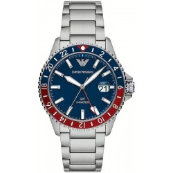 Image of the Emporio Armani Steel Mens Watch AR11590 GMT