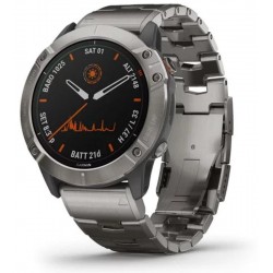 Acheter Montre Garmin Homme Fēnix 6X Pro Solar Titanium 010-02157-24