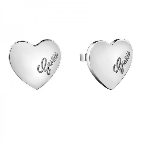 Acheter Boucles d'Oreilles Guess Femme Heartbeat UBE61053
