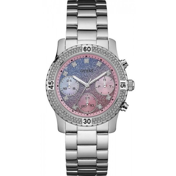 Montre Femme Guess Confetti Chrono Look Multifonction W0774L1 Acheter Montre Femme Guess Confetti Chrono Look Multifonction W0774L1