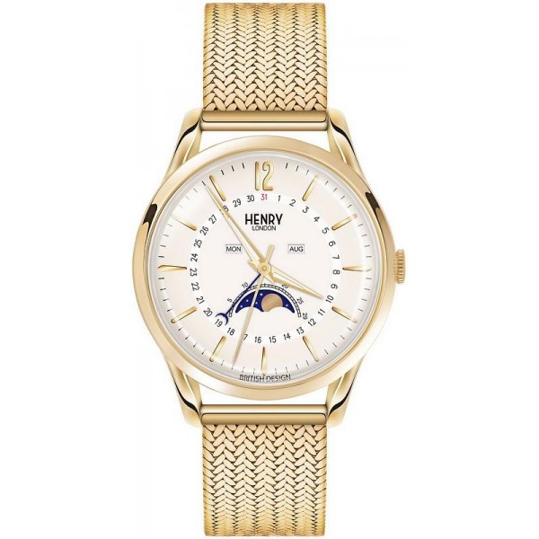 Henry London Unisex Watch Westminster HL39-LM-0160 Moonphase Quartz Buy Henry London Unisex Watch Westminster HL39-LM-0160 Moonphase Quartz