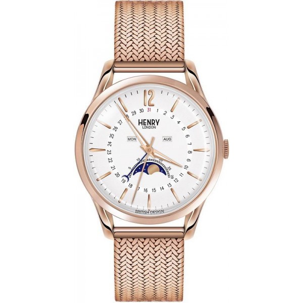 Henry London Unisexuhr Richmond HL39-LM-0162 Moonphase Quartz Kaufen Sie Henry London Unisexuhr Richmond HL39-LM-0162 Moonphase Quartz