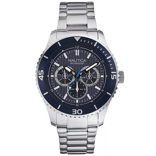 Montre Nautica Homme NST 10 Multifonction NAI16528G Acheter Montre Nautica Homme NST 10 Multifonction NAI16528G