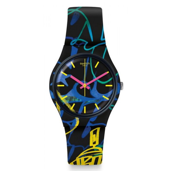 Swatch Unisex Watch Gent Nightclub GB318 Buy Swatch Unisex Watch Gent Nightclub GB318