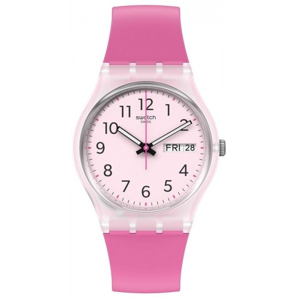 Buy Swatch Womens Watch Gent Rinse Repeat Pink GE724