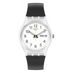 Buy Swatch Unisex Watch Gent Rinse Repeat Black GE726