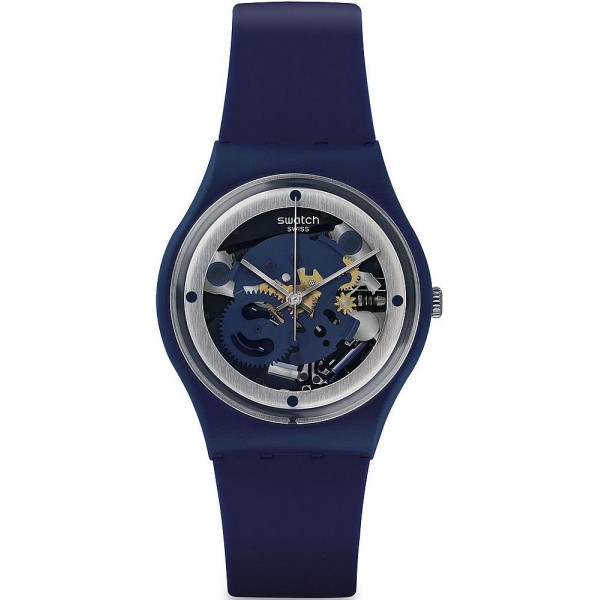 Swatch Unisex Watch Gent Squelette Blue GN245 Buy Swatch Unisex Watch Gent Squelette Blue GN245