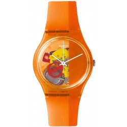 Swatch Unisex Watch Gent Bloody Orange GO116