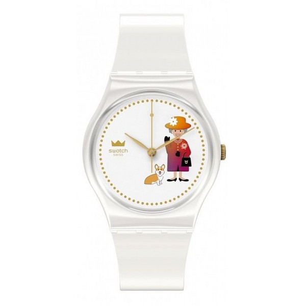 Comprare Orologio Swatch How Majestic Regina Elisabetta II GZ711