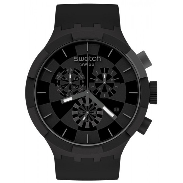 Swatch Uhr Big Bold Chrono Checkpoint Black SB02B400 Swatch Uhr Big Bold Chrono Checkpoint Black SB02B400 kaufen