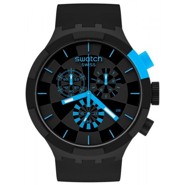 Orologio Swatch Big Bold Chrono Checkpoint Blue SB02B401 Comprare Orologio Swatch Big Bold Chrono Checkpoint Blue SB02B401