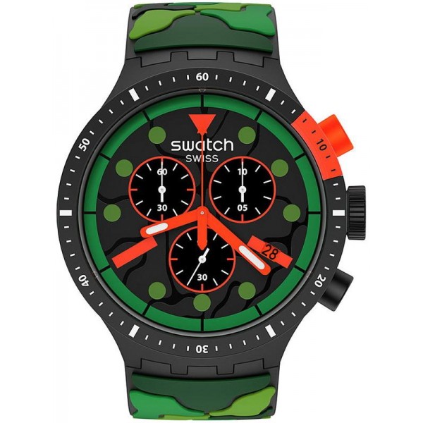 Swatch Uhr Big Bold Chrono Escapejungle SB02B409 Swatch Uhr Big Bold Chrono Escapejungle SB02B409 kaufen