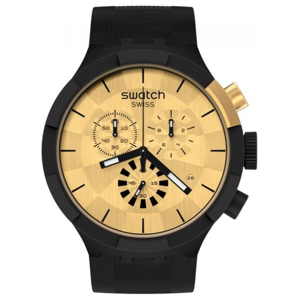 Swatch Uhr Big Bold Chrono Checkpoint Golden SB02Z400 Swatch Uhr Big Bold Chrono Checkpoint Golden SB02Z400 kaufen