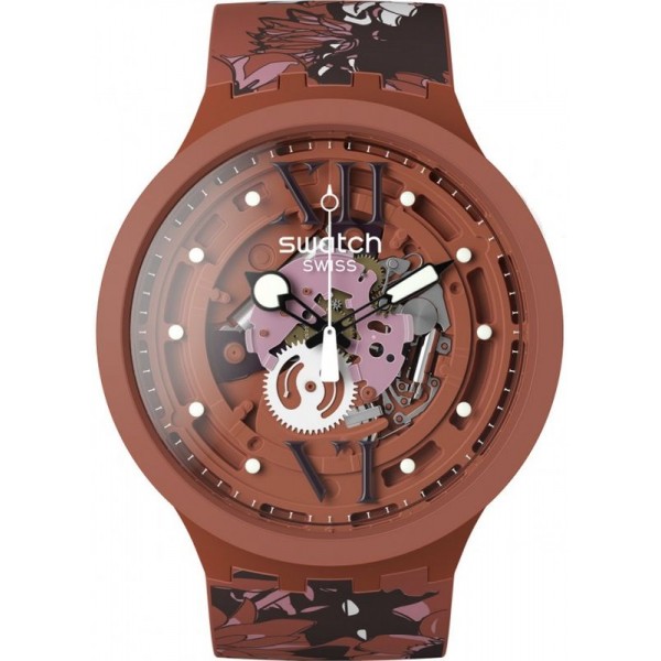 Buy Swatch Watch Big Bold Camoflower Cotton SB05C100