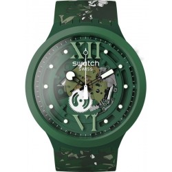 Buy Swatch Watch Big Bold Camoflower Green SB05G104