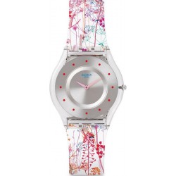 Montre Swatch Femme Skin Classic Jardin Fleuri SFE102