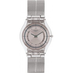 Montre Swatch Femme Skin Classic Sky Net SFE109M