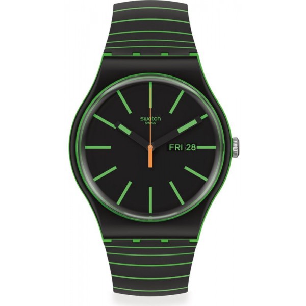 Buy Swatch Unisex Watch New Gent Glow This Way SO29G702