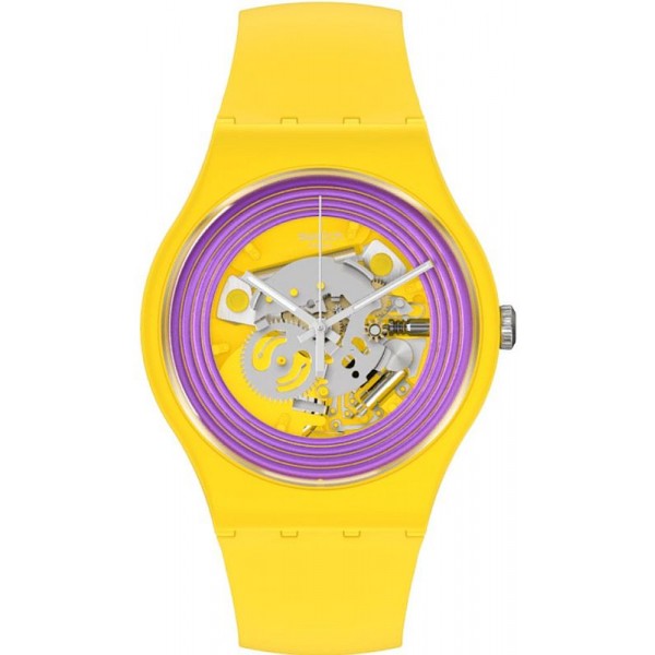 Reloj Swatch Unisex New Gent Purple Rings Yellow SO29J100 Comprar Reloj Swatch Unisex New Gent Purple Rings Yellow SO29J100