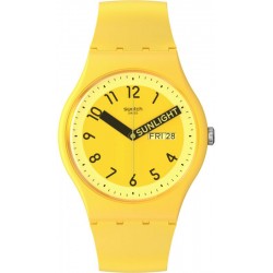 Buy Swatch Unisex Watch New Gent Proudly Yellow SO29J702