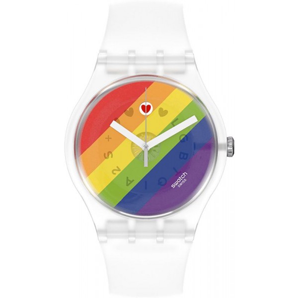 Swatch Damenuhr New Gent Stripe Fierce SO29K701 Swatch Damenuhr New Gent Stripe Fierce SO29K701 kaufen