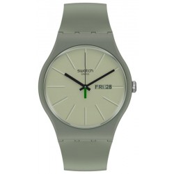 Swatch Unisex Watch New Gent We In The Khaki Now SO29M700