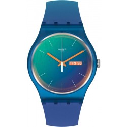 Buy Swatch Unisex Watch New Gent Fade To Teal SO29N708