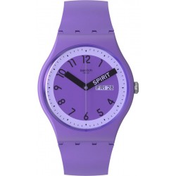 Buy Swatch Unisex Watch New Gent Proudly Violet SO29V700