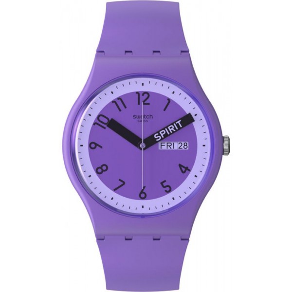 Buy Swatch Unisex Watch New Gent Proudly Violet SO29V700