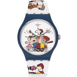 Buy Swatch Watch Peanuts First Base SO29Z107