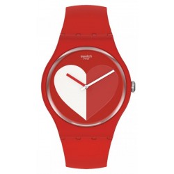 Reloj Swatch Mujer New Gent Half <3 White SO29Z112
