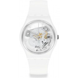 Swatch Unisex Watch Gent Spot Time White SO31W102