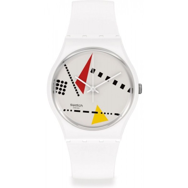 Buy Swatch Unisex Watch Gent Whi_Mem M SO31W106