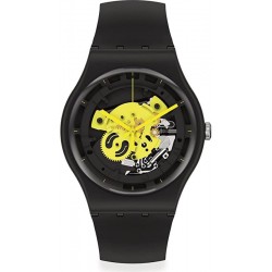 Swatch Unisex Watch New Gent Time To Yellow Big SO32B111