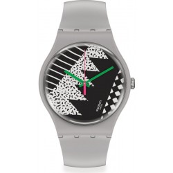 Swatch Unisex Watch New Gent Gre_Mem L SO32M102