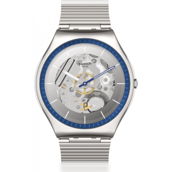 Buy Swatch Mens Watch Skin Irony Ringing In Blue SS07S116GG