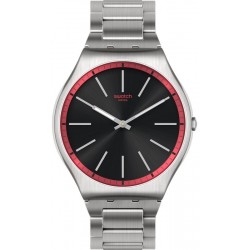 Buy Swatch Mens Watch Skin Irony Red Graphite SS07S129G
