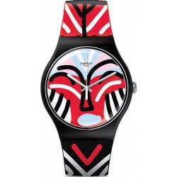 Acheter Montre Swatch Femme New Gent Mask Parade SUOB127