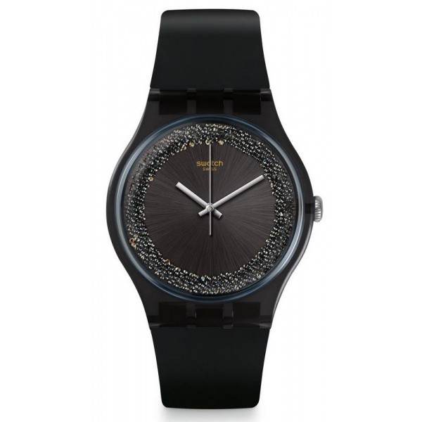 Montre Swatch Femme New Gent Darksparkles SUOB156 Acheter Montre Swatch Femme New Gent Darksparkles SUOB156