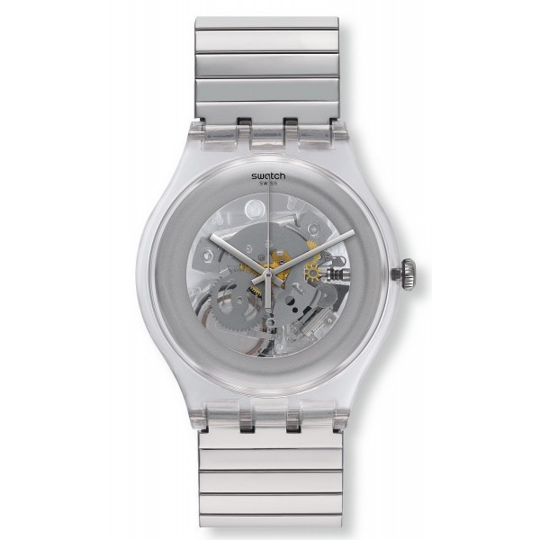 Montre Swatch Unisex New Gent Cleared Up L SUOK105FA Acheter Montre Swatch Unisex New Gent Cleared Up L SUOK105FA