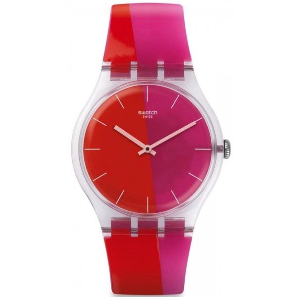 Montre Swatch Femme New Gent Lampoonia SUOK117 Acheter Montre Swatch Femme New Gent Lampoonia SUOK117