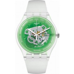 Swatch Unisex Watch New Gent Greenmazing SUOK131