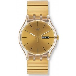 Swatch Unisex Watch New Gent Dazzling Light L SUOK702A
