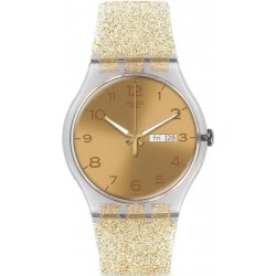 Orologio Swatch Donna New Gent Golden Sparkle SUOK704