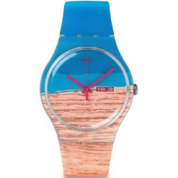 Buy Swatch Unisex Watch New Gent Blue Pine SUOK706