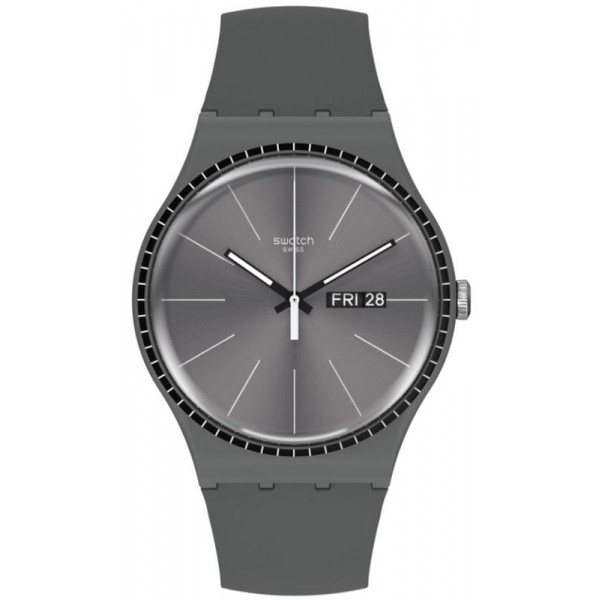 Montre Swatch Unisex New Gent Grey Rails SUOM709 Acheter Montre Swatch Unisex New Gent Grey Rails SUOM709