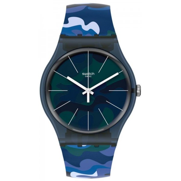 Acheter Montre Swatch Unisex New Gent Camouclouds SUON140