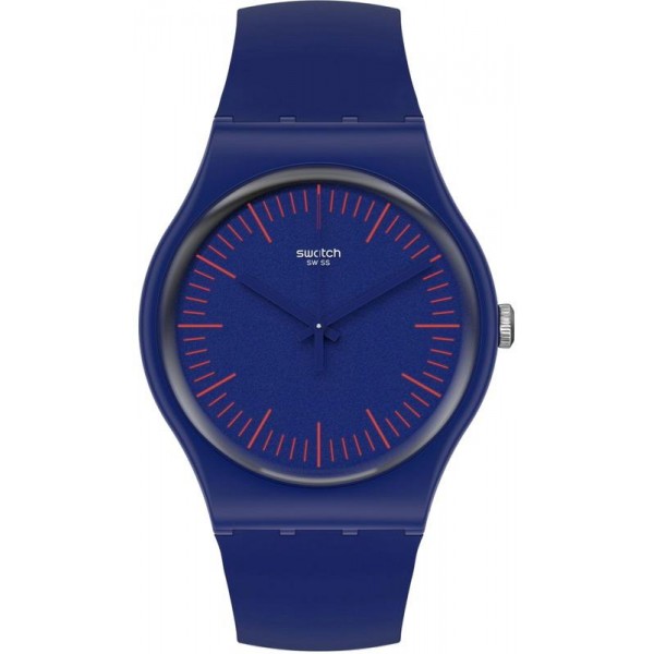 Buy Swatch Unisex Watch New Gent Bluenred SUON146